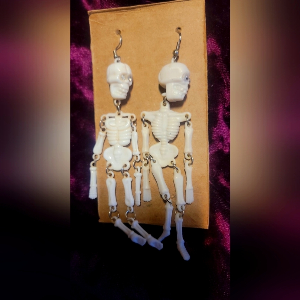 Skeleton earrings